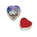 Heart Shaped Tin with Lip Balm